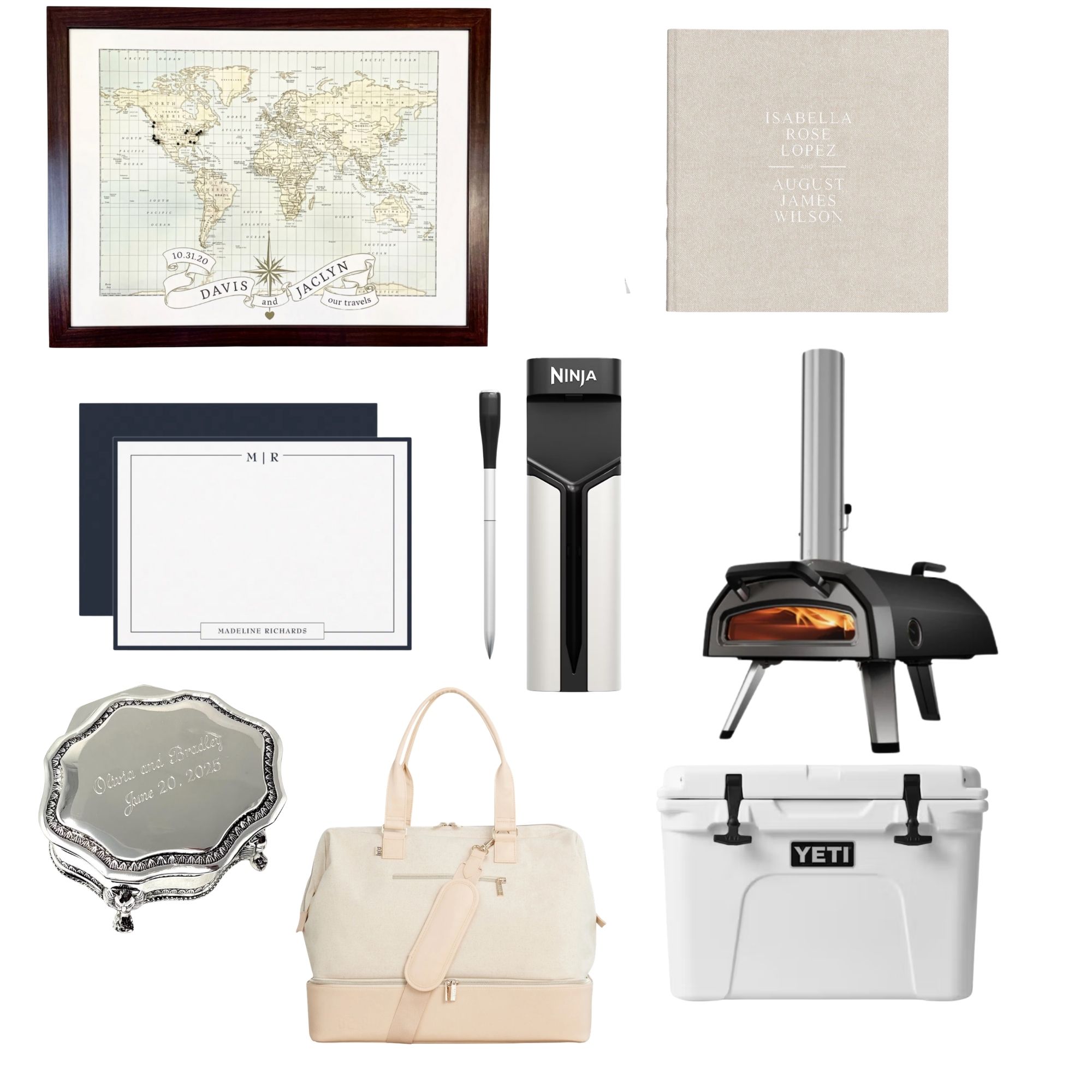Unique wedding registry ideas.