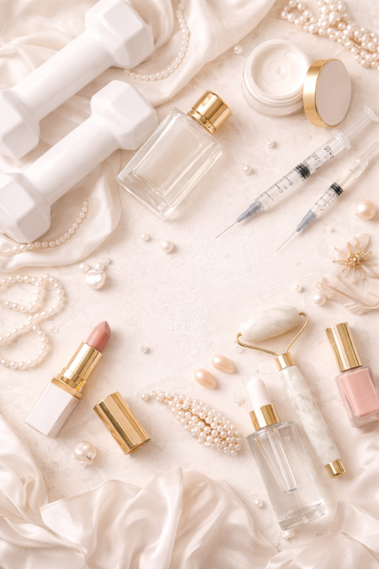 Luxurious bridal glow up essentials.