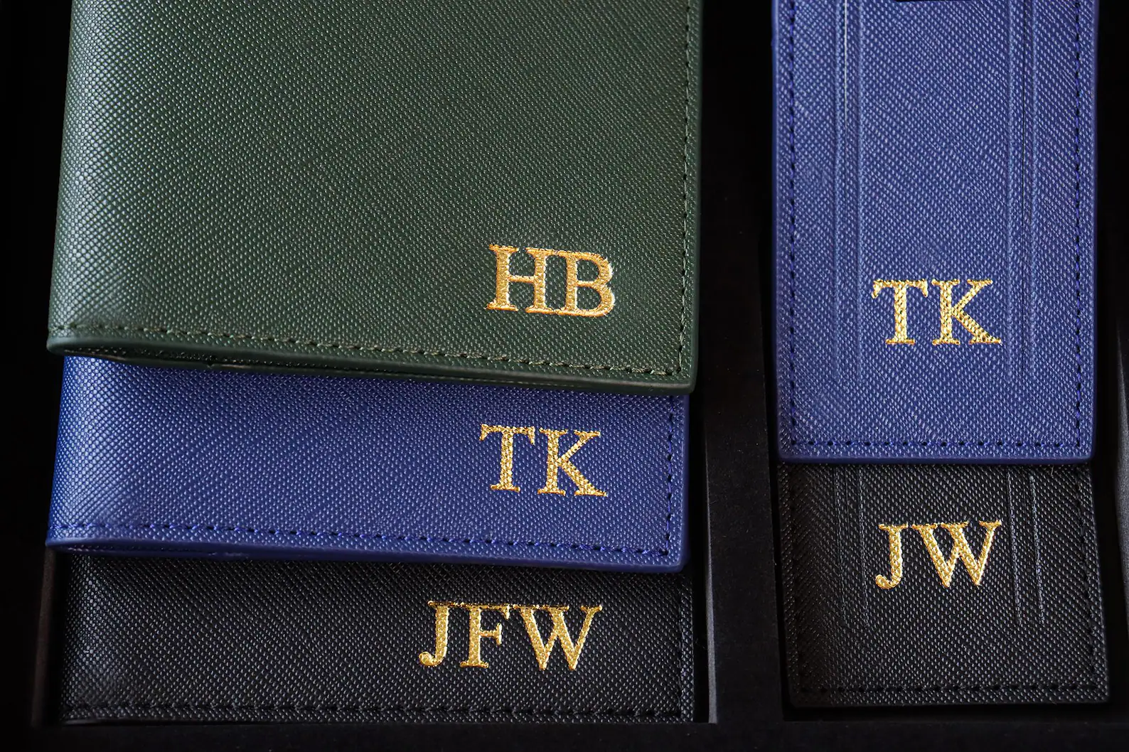 Custom passport & luggage tag for wedding registry.